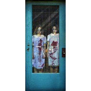 Spooky falsk dr gardin