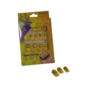 Falske negle med peace tegn