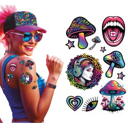 Falske psychedelic tattos