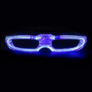 Flashing LED brille