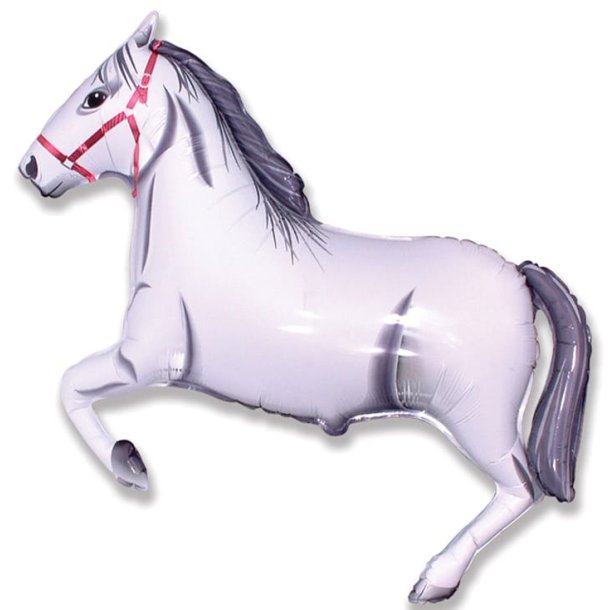 Folieballon White Horse