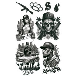 Gangsta tatoveringer 