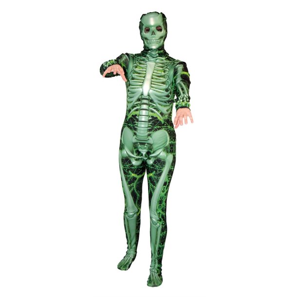 Green skeleton kostume