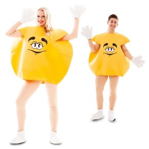 MM gul chokolade kostume