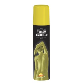 Yellow hair and body spray