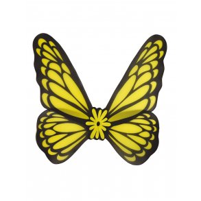 Gul sommerfugl vinge