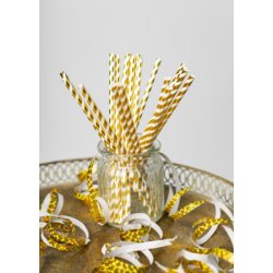 Sugerr med guldstriber