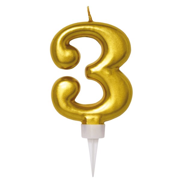 Guld tal lys 3 r