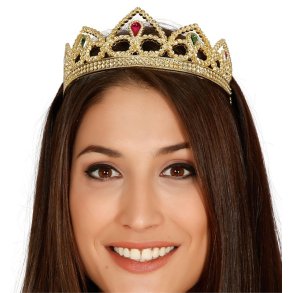Guld tiara