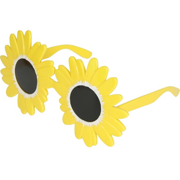 Gule blomster briller 