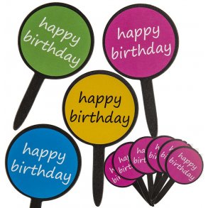Happy Birthday sticks