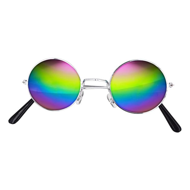 Farvefuld hippie brille