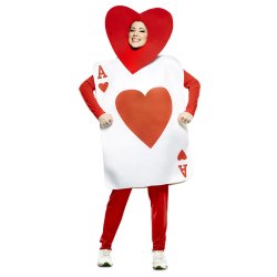 Spillekort kostume hjerter es