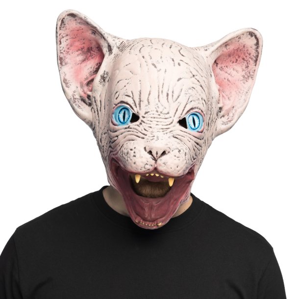 Horror Cat latex maske