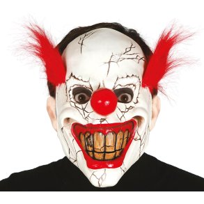Horror Clown latex maske