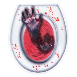 Horror toilet stickers