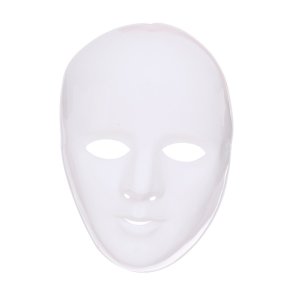 Hvid maske