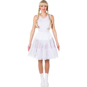 Hvid petticoat