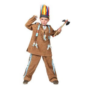Pow boy indianer kostume