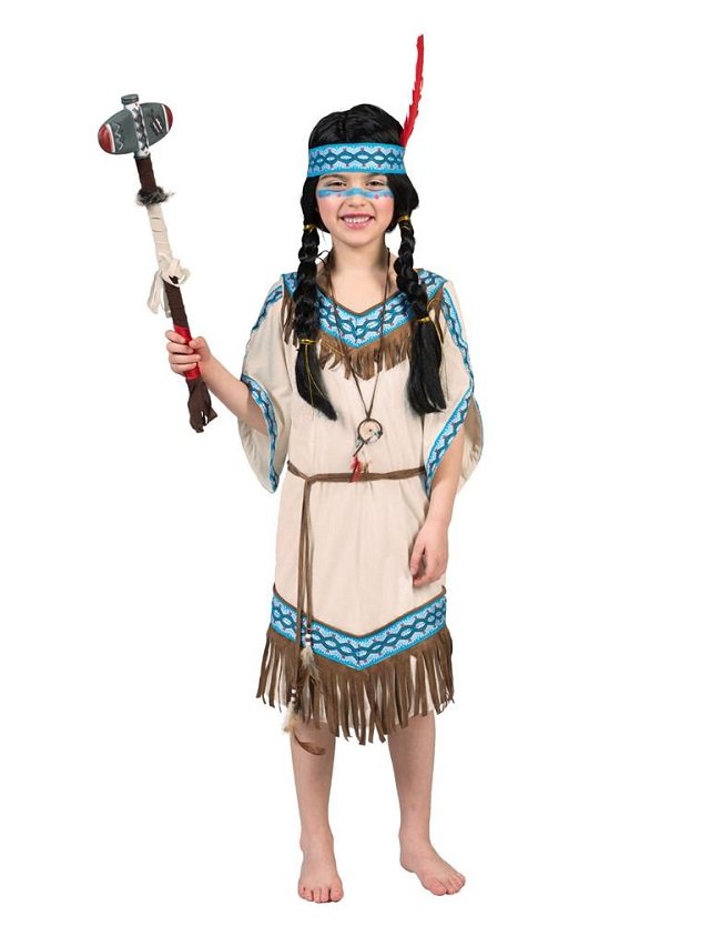 Indianer kostume - kvalitets kostumer børn.