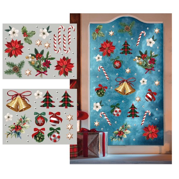 Jule vindues stickers