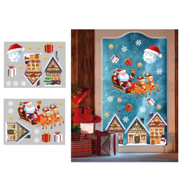 Jule vindues stickers