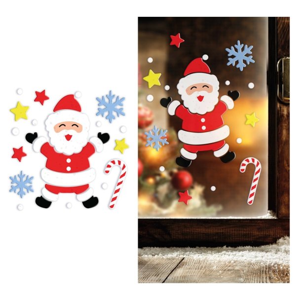 Jule vindues gel dekoration