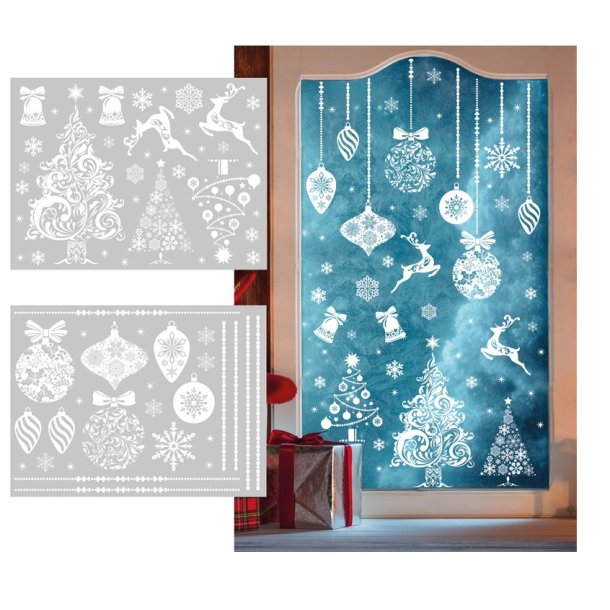 Jule vindues stickers