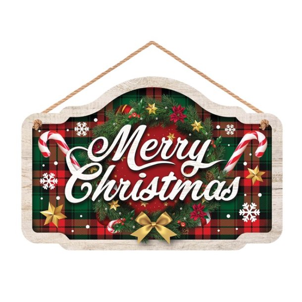 Skilt Merry Christmas