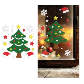 Jule vindues gel dekoration