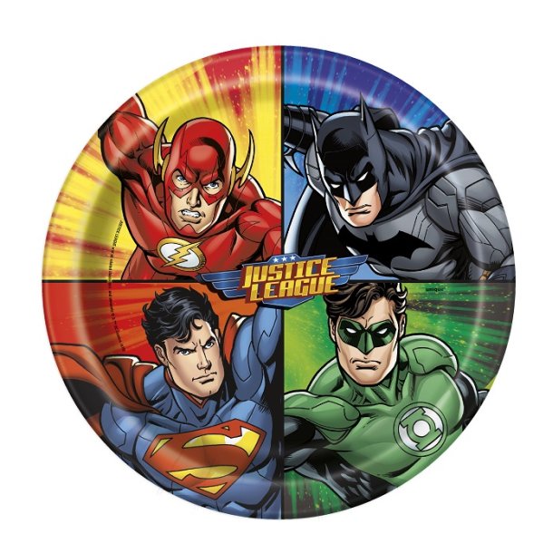 Justice League paptallerken