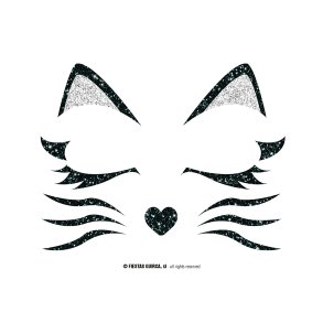 Cat Facial Glitter