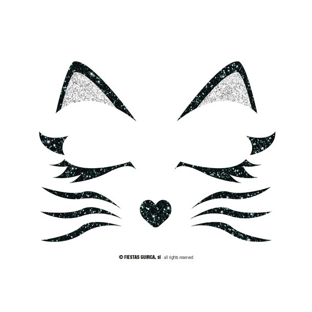 Cat Facial Glitter