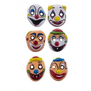 Klovne pvc masker
