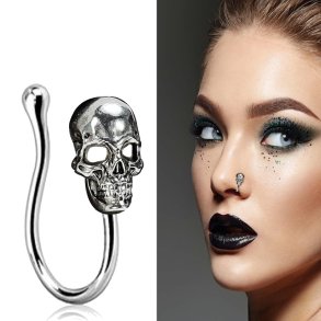 Falsk kranie nse piercing