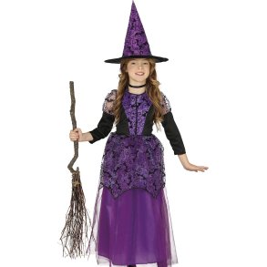 Lilla hekse kostume