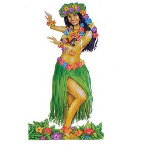 Luau girl dekoration