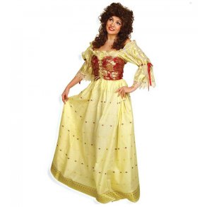 Hvid middelalder kjole