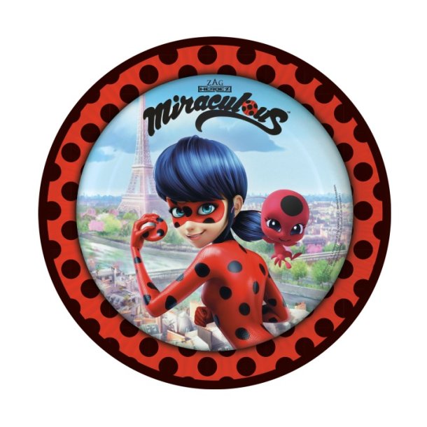 Miraculous Ladybug paptallerken