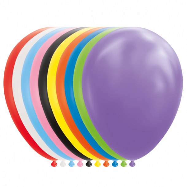 Balloner i blandede farver