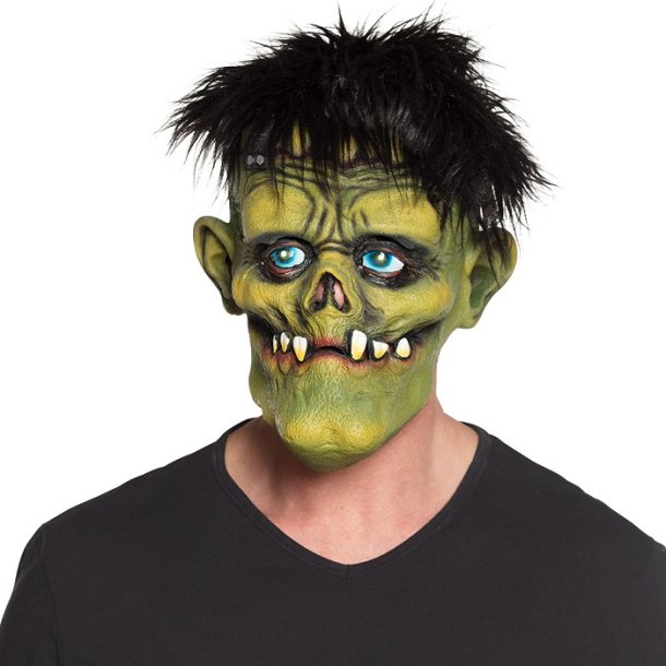 monster latex maske - Masker til Halloween festen.
