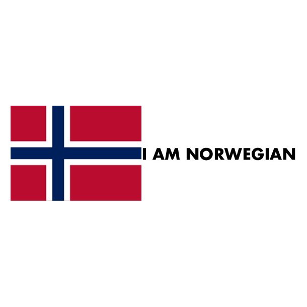 I am Norweigian klisterm�rke