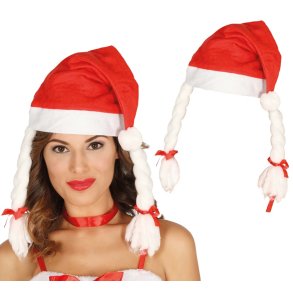 Nissehue med fletninger