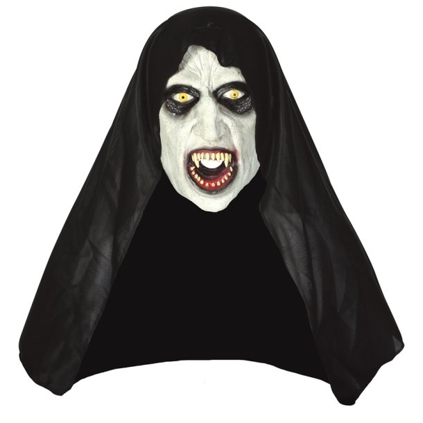 Skrmmende nonne maske