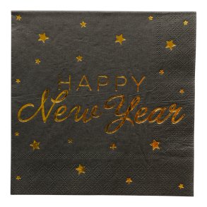 Happy New Year servietter 