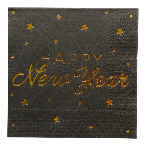 Happy New Year servietter 
