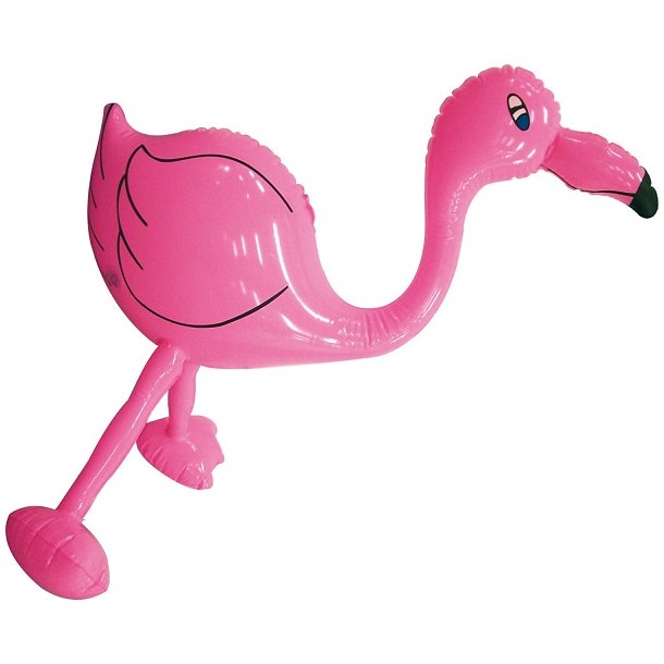 Oppustelig flamingo