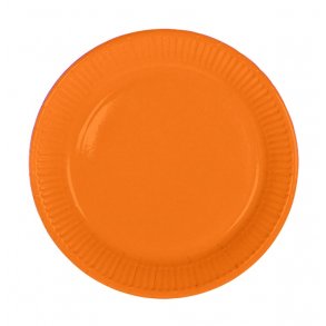 Orange paptallerkner