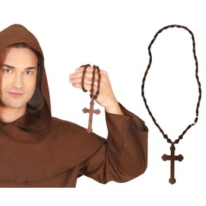 Perle kors halsk�de 