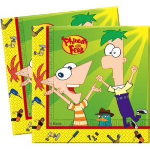 Phineas and Ferb servietter
